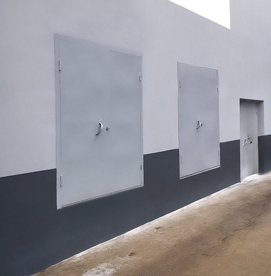 Двупольные стальные двери