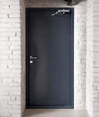 Стальная однопольная дверь Стальная однопольная дверь