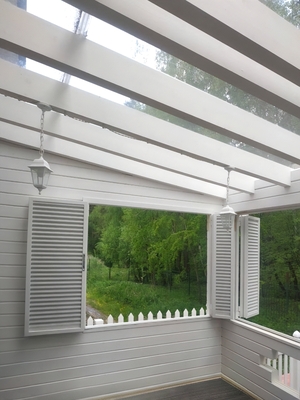 Складные жалюзийные ставни Складные жалюзийные ставни